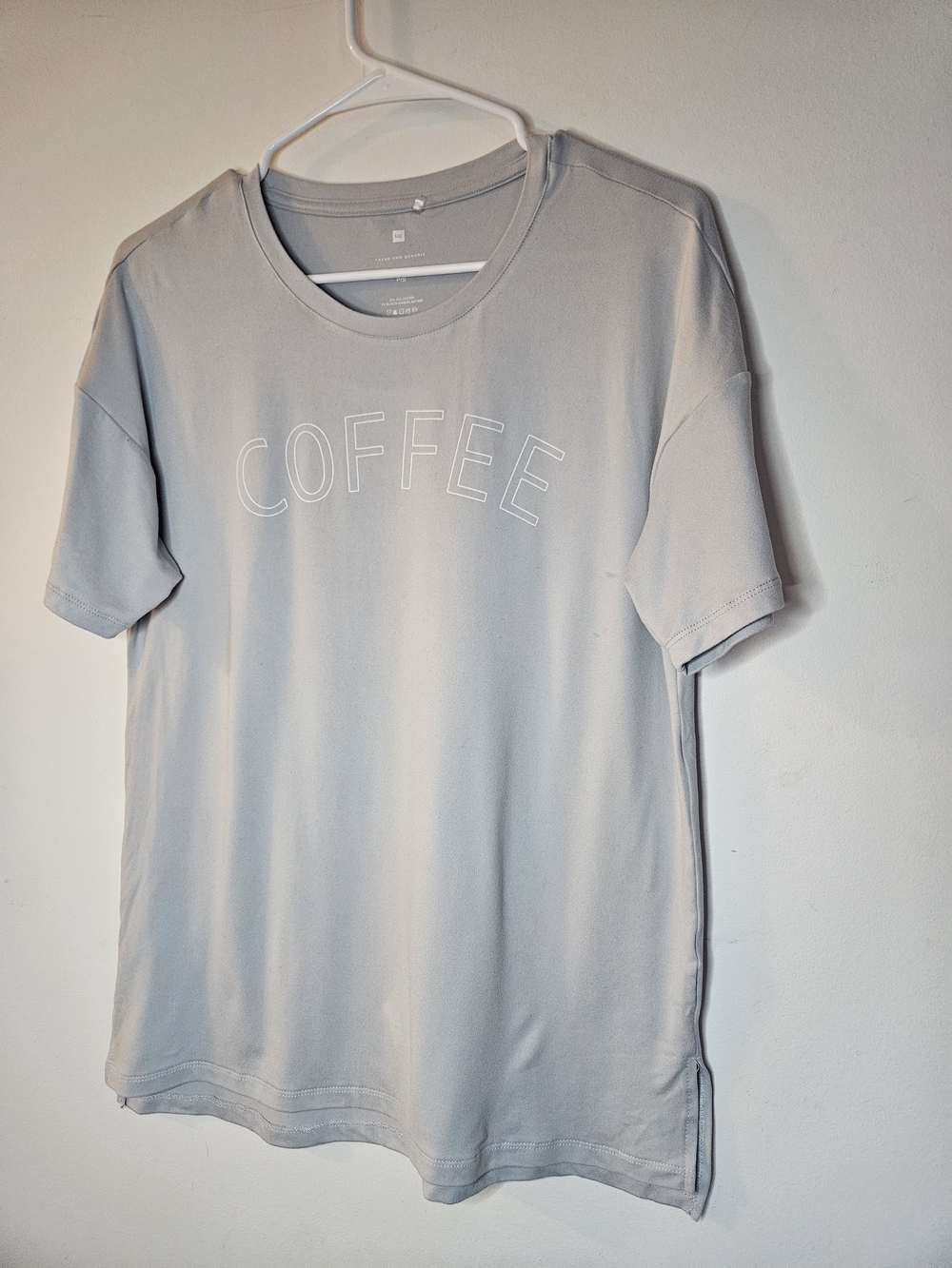 COFFEE Graphic Tee - Light Gray